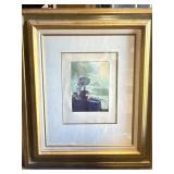 Vtg Framed Art Print