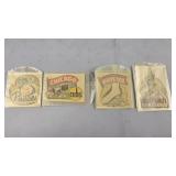 1952 Gold Farb Novelty Stickers
