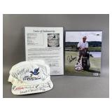 Multi-Signed 1999 Sony Open Hat & Signed Photo