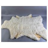Natural White Sheepskin Hide