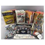 Collectible NASCAR Cereal Boxes, Calendars & More