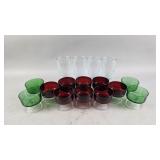 Luminarc Cavalier Red & Green Dessert Bowls + More