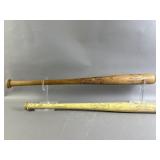 Mike Epstein & Al Kaline Wooden Baseball Bats
