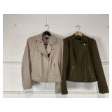 Womenï¿½s Ann Taylor Leather Biker JKT & More