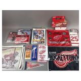 Vtg Detroit Red Wings Flags, Pennants & More