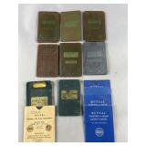 Antique Leather Bound Banking Booklets & More