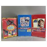Unopened Vtg NBA & NFL Trading Cards