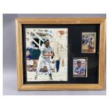 Framed/Signed COA SF Giants Kevin Mitchell