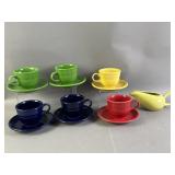 Fiesta Ceramic Teacups, Saucers, & More