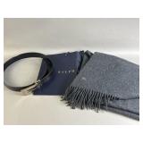 Gucci Belt & Ralph Lauren Cashmere Scarf