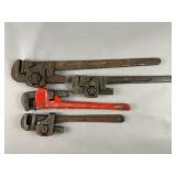 Lot of Vintage Heavy-duty Steel Wrenches