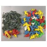 Vintage Plastic Animals & Army People