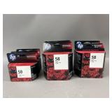 HP Ink Cartridges Lot of (7)