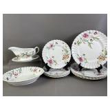 Royal Doulton Vtg Floral Fine China Dishware