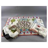 Handmade Embroidery Rug, Pillowcases & More