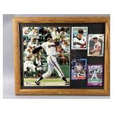 Framed/Signed COA SF Giants Will Clark