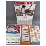 Vintage Detroit Tigers Schedule Posters & More