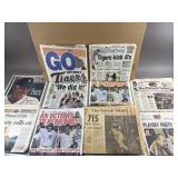 Vintage Detroit Tigers Newspapers & More