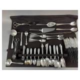 Vintage 124 Piece Sterling Silver Flatware Set