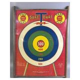 Vtg Safe-T-Dart Electro Magnetic Dart Board