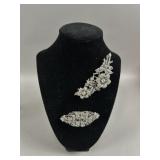 Crown Trifari Vintage Rhinestone Fur Clip & More