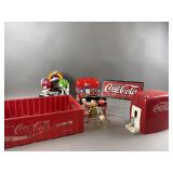 Vtg Coca Cola Merchandise, M&Mï¿½S Dispenser & More