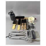 Hair Brushes, Scissors, Electric Razor & More