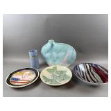 Handmade Vintage Ceramic Bowls & Vases