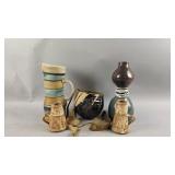 Wally Smith Vases, Studio Pottery & More