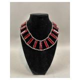 De Luxe NYC Adam Signed Statement Necklace