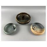 Ikebana Japanese Ceramic Flower Bowls (3)