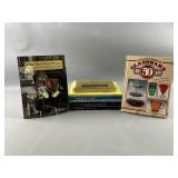 Lot of Vtg Books Collectible Glassware & More