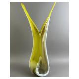 MCM Italian Swung Studio Art Glass Floor Vase