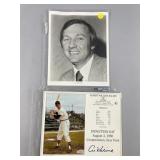 Signed Picture by Detroit Tiger Legend Al Kaline