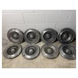 Vintage 1964 Mercury Comet 14 Inch Hubcaps (8)