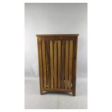 Slat Wood Laundry Hamper