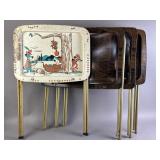 MCM Metal TV Trays, Yogi Bear Metal TV Tray