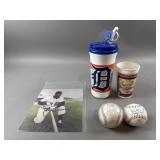 James Mccan, Alan Trammel Signed Baseballs & More