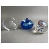 Murano, Signed M. Jonasson Bird Glass Piece & More