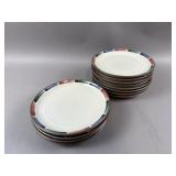 Vtg Noritake Stoneware Warm Sands Ceramic Plates