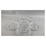 Vintage Fostoria Romance Glass Plates and More