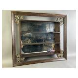 MCM Turner Wall Accessory Ornate & Wood Display