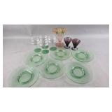 Glowing Imperial Glass Plates and More