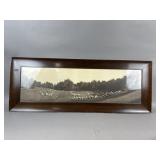 Vintage Framed Panoramic Photograph of Sheep
