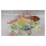 Glowing Princess Hocking Glass Plates & More