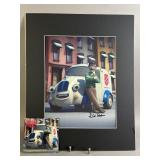 Autographed Dick Pirten Print With Mat