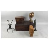 Decorative Wood Boxes, Book Ends, Decor & More