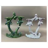 Vintage Royal Haeger Twin Stalk Candle Holders