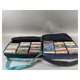 Vintage Cassette Tapes & Carrying Cases