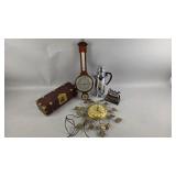 MCM Brass Wall Clock by United Clock Corp & More